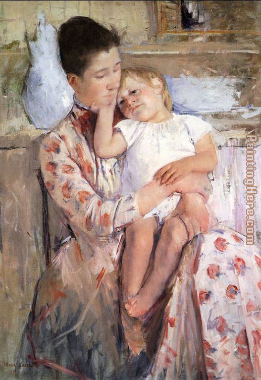 Mother And Child XI painting - Mary Cassatt Mother And Child XI art painting